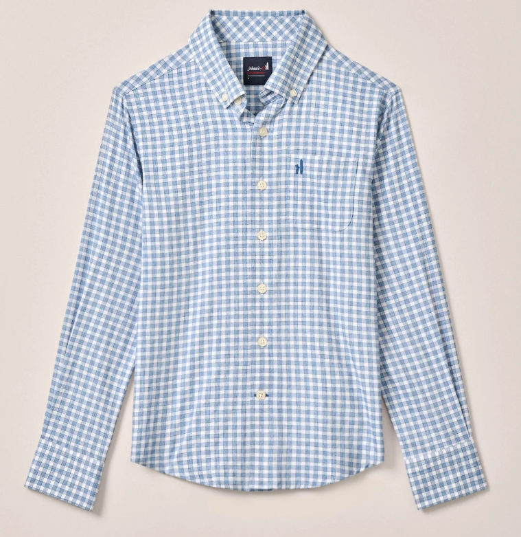 Westwood Perf Button Down Shirt - Navy