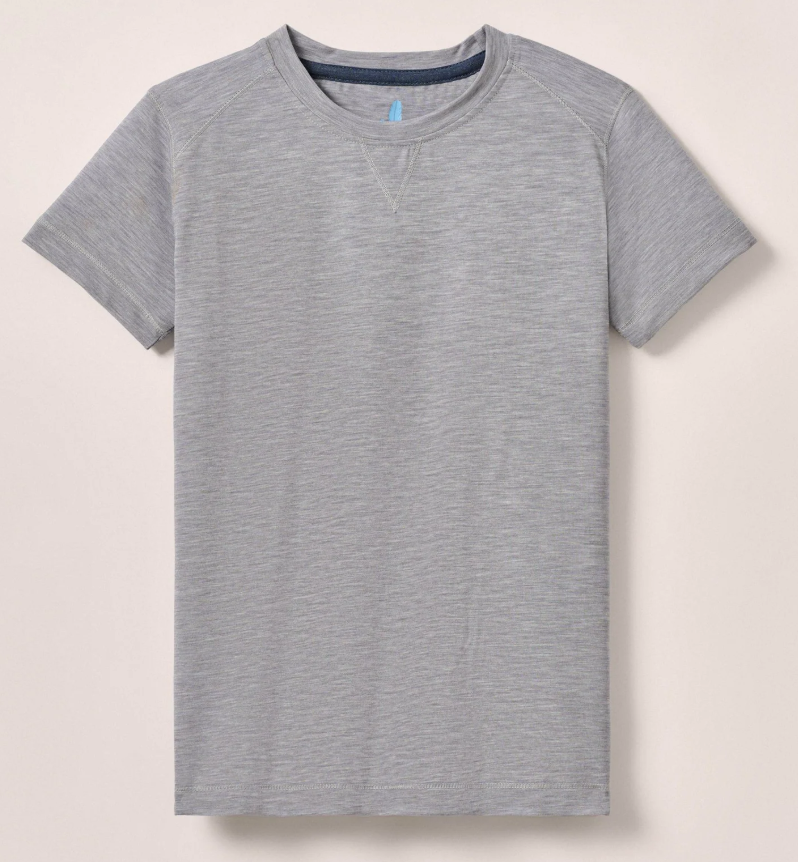 Course Perf Tee - Seal - Tween