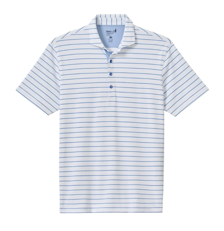 Kerwin Blue Stripe Tide Polo