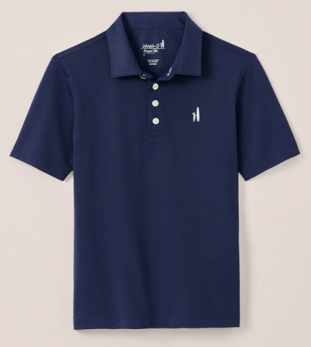 Stevie Perf Mesh Navy Polo
