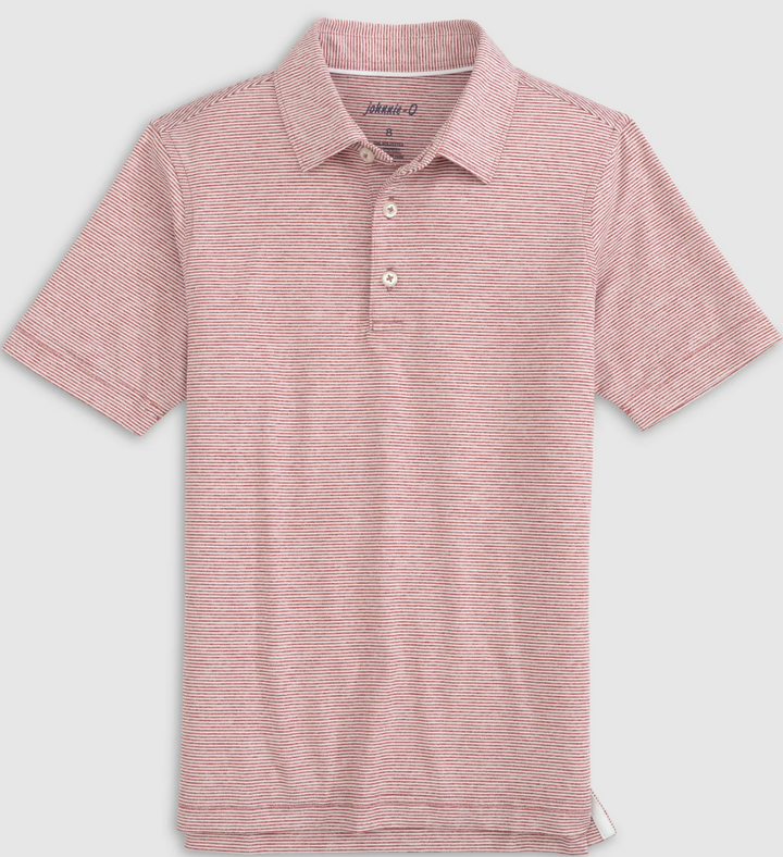 Lyndonn Red Stripe Jersey Polo