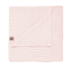 Blush Chunky Knit Baby Blanket