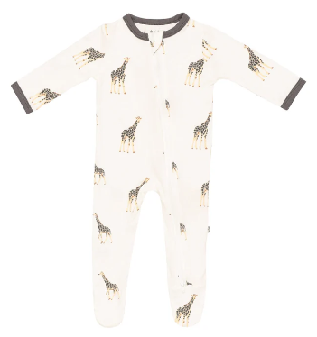 Zip Footie - Giraffe