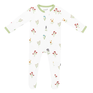 Zip Footie - Wildflower