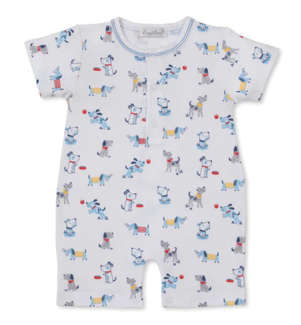 Puppy Patch Short Playsuit