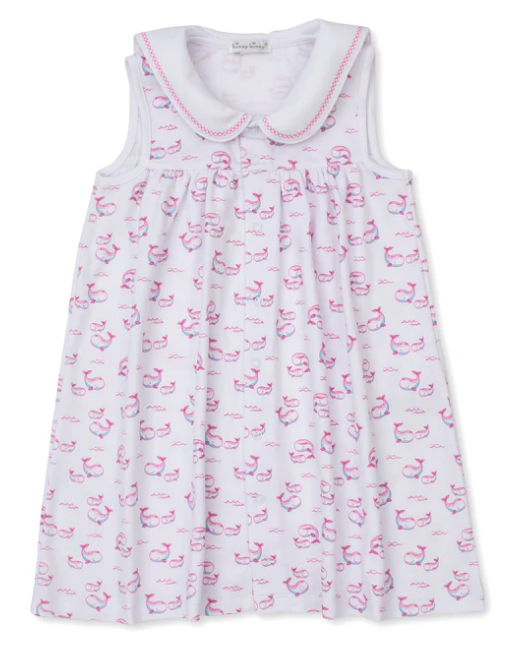 Whale Pods Pink Dress