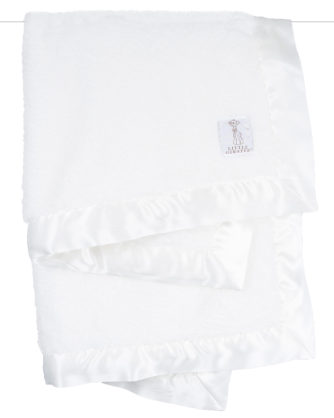 White Chenille Blanket