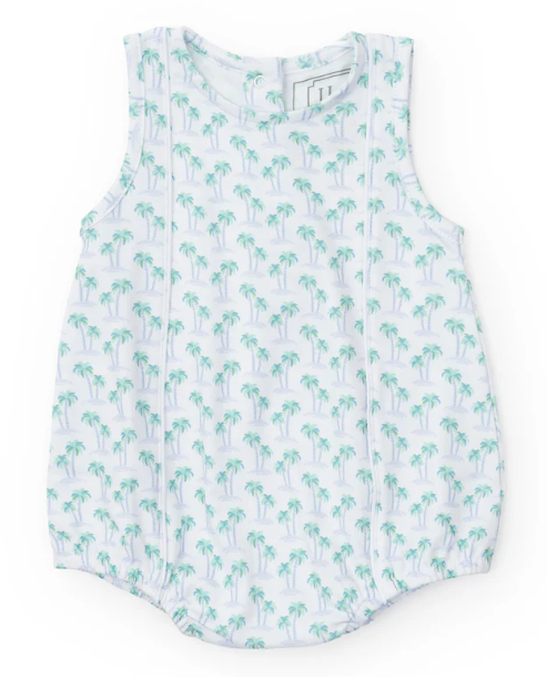 Reid Blue Palm Trees Bubble