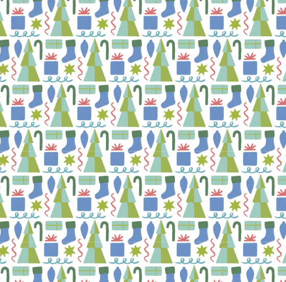 Charles Mod Holiday Blue Short PJ Set