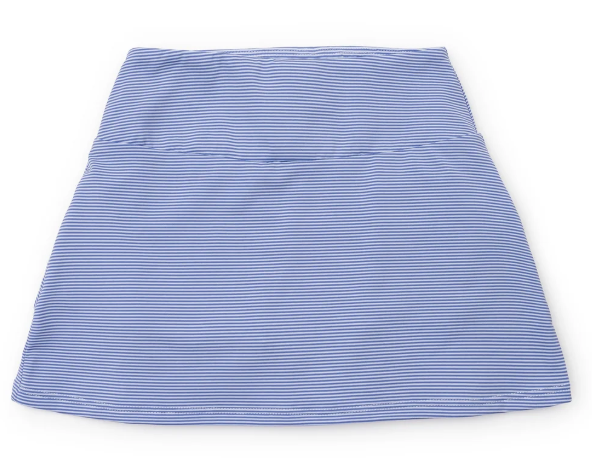 Margot Perf Skirt - Blue/WHT Stripe