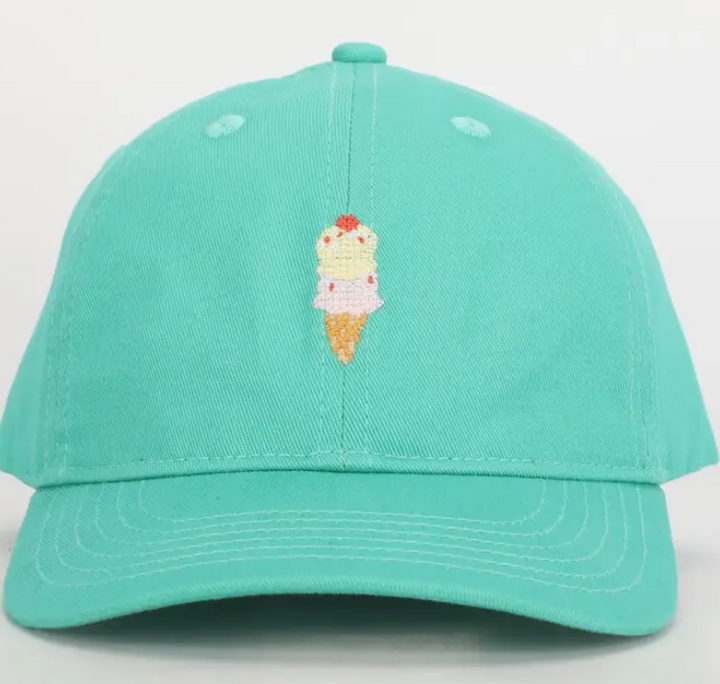 Kids Ice Cream BB Hat - Mint Green