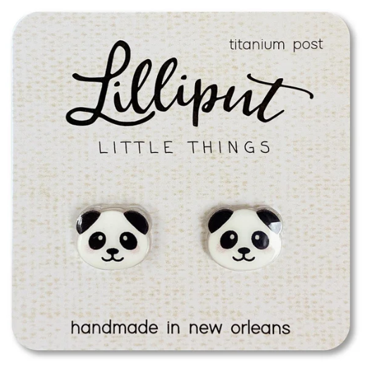 Panda Earrings