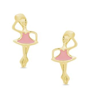 Ballerina Stud Earrings