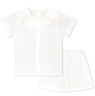 Owen Short Set Blessings White