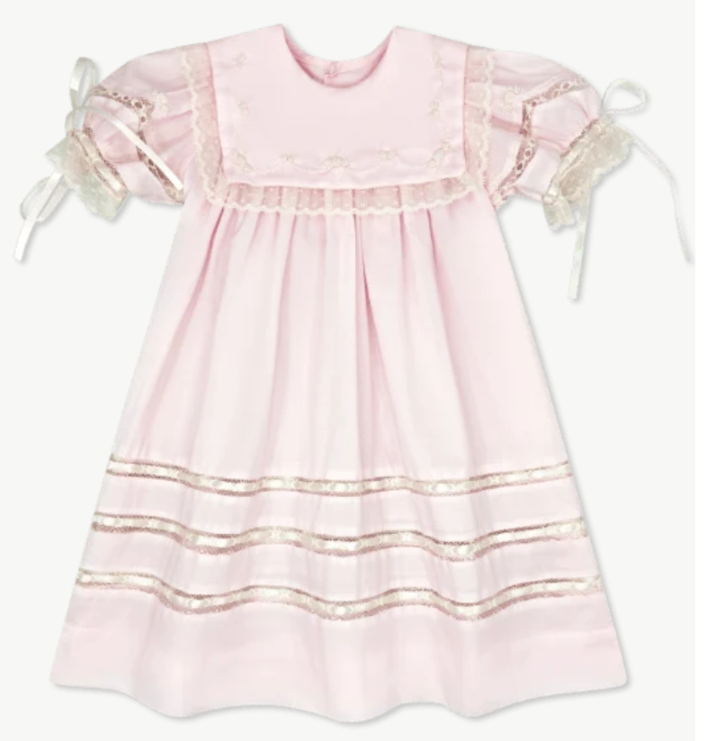Elle Pink/Ecru A Dress