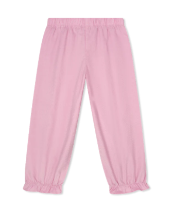 Gloria Pink Cord Gathered Pant