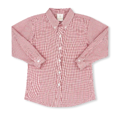 Brees Redford Red WP Button Down