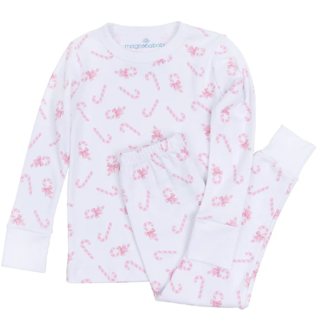 Sweet Peppermint PJ Set - Pink