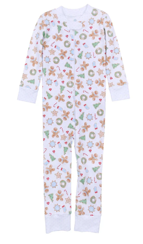 Frosted Wonderland Zip PJ - Blue