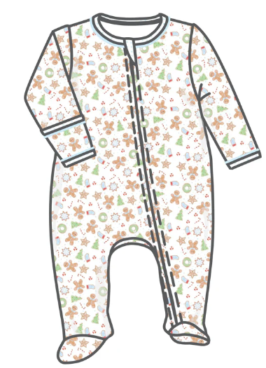 Frosted Wonderland Zip Footie