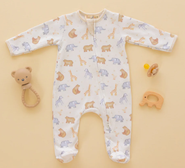 Safari Zip Footie