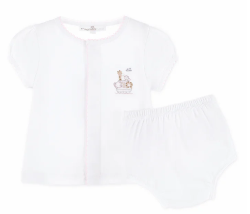 Noah's Ark Ruffle Diaper Cover Set