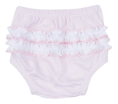 Anna Smocked Ruffle Daiper Set