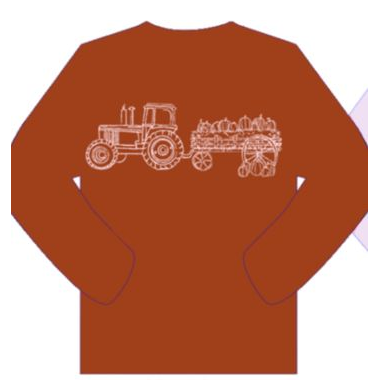 Hayride - Burnt Orange Tee