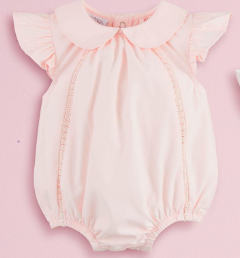 Eyelet Trim Pink Bubble