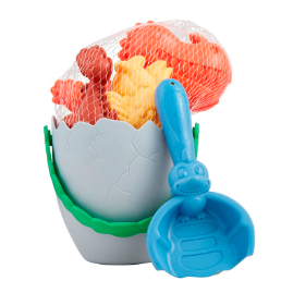 Grey Dino Egg Beach Set