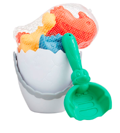 White Dino Egg Beach Set