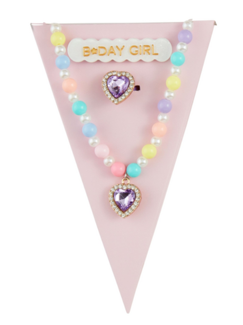 Purple Birthday Jewelry Set