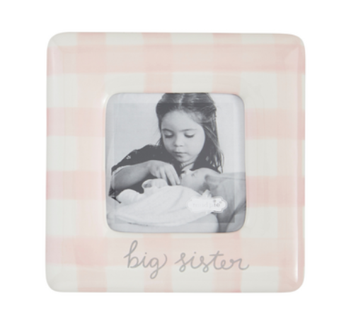 Gingham Big Sis Frame