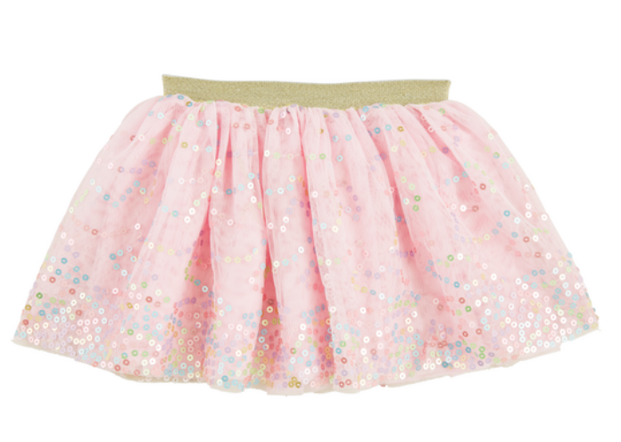 Pink Scattered Sequin Tutu