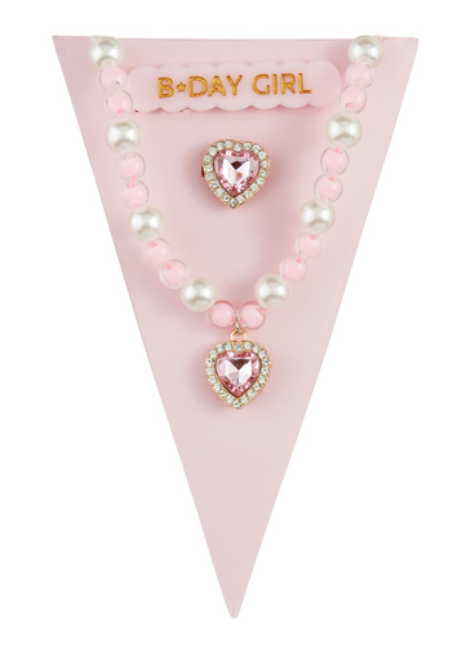 Light Pink Birthday Jewelry Set