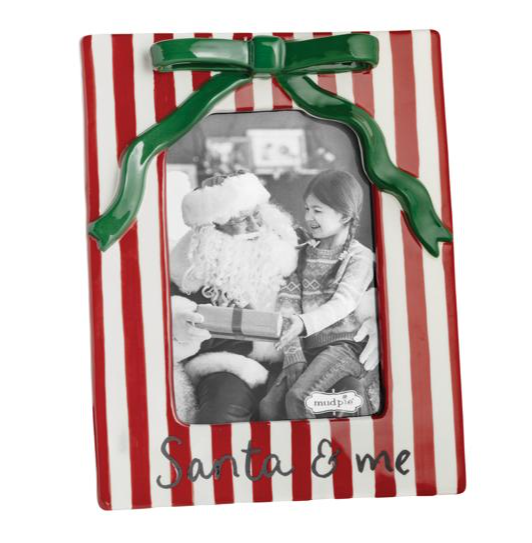 Ceramic Christmas Bow Frame