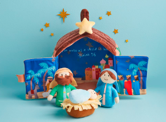 Musical Nativity Plush Set
