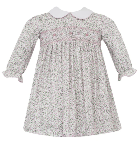 Carol Pink Floral Liberty Dress