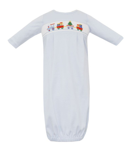 X'Mas Train Blue Gown