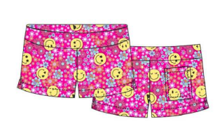 Spring Flowers Plush Shorts