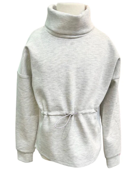 Nell Top - Grey/Lilac Cozy