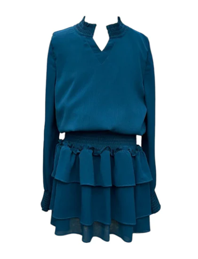 Harriett Dress - Dark Teal