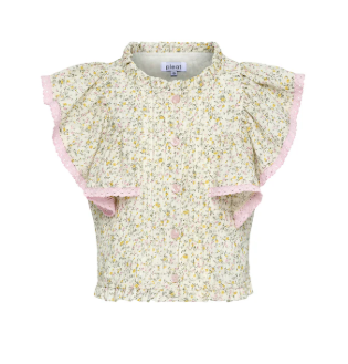 Posie Top Cream Ditsy