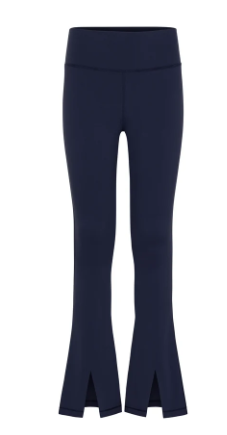 Adele Split Flare Leggings - Navy