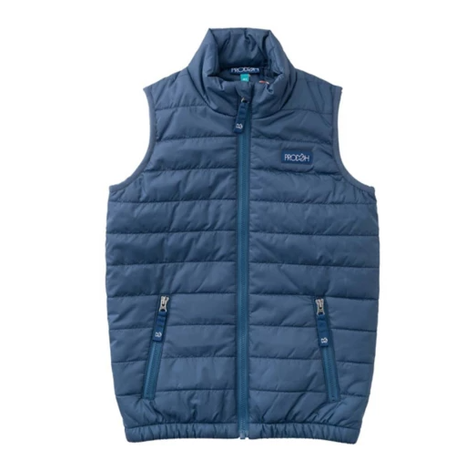 Puffer Vest Dark Denim