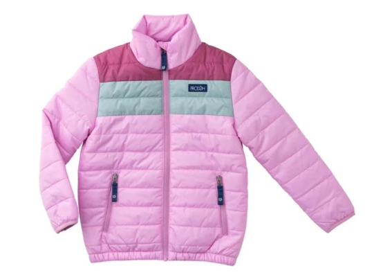 Puffer Jacket Orchid Colorblock