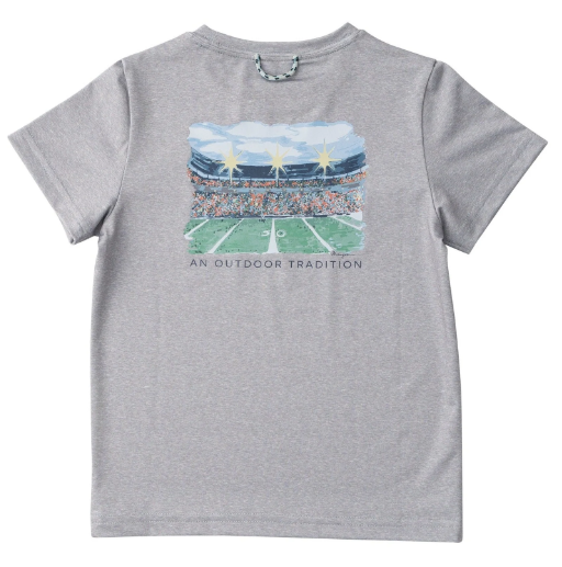 Pro Perf Heather Gray Tee - Stadium
