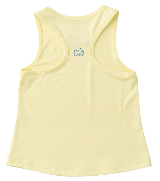 Yellow Racer Back Tank Top