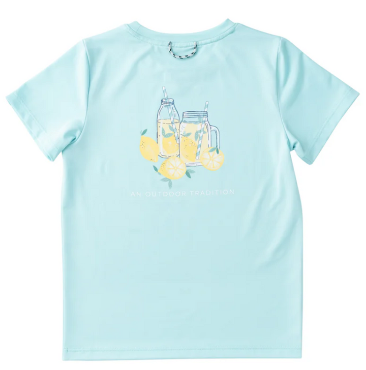 Aruba Blue Lemonade Stand Perf Tee