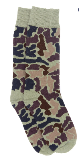 Lucky Duck Sock Vintage Camo